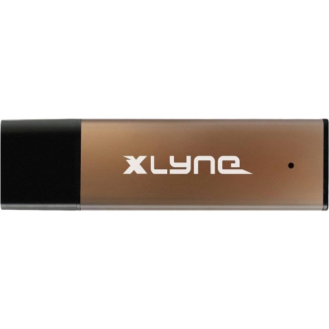 Xlyne ALU USB-stick 128 GB Aluminium, Brons 177570-2 USB-A 2.0