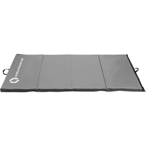 HMS Premium Opvouwbare Fitness Mat - Grijs