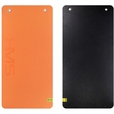 HMS Fitness Mat - Oranje/Zwart - 15 mm