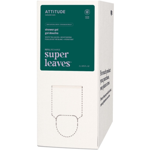 Attitude Super leaves douche gel kalmerend eco refill 2 liter