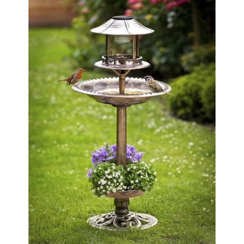 4-in-1 Vogelbad met Plantenbak