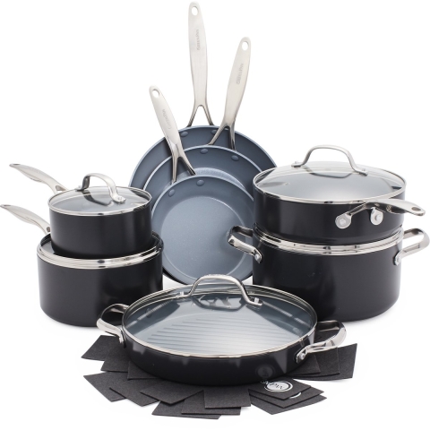 Greenpan Valencia Pro 16-Delige Keramische Pannenset - CC000763-001