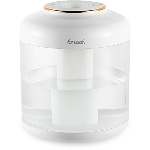 Luchtbevochtiger - 1.5L - Humidifier - Draadloos & Oplaadbaar - Aromadiffusers - Fluisterstil - Wit - van Saaf