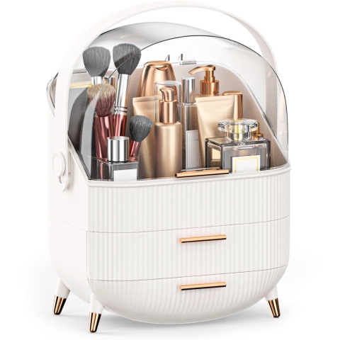 Organess - Make up organizer - Opbergdoos - Skincare organizer - Make up koffer - Wit