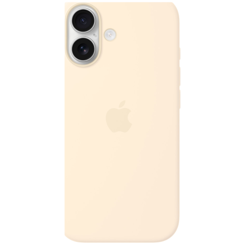 Apple Silicone Magsafe Cover Voor Apple Iphone 17 Vanilla