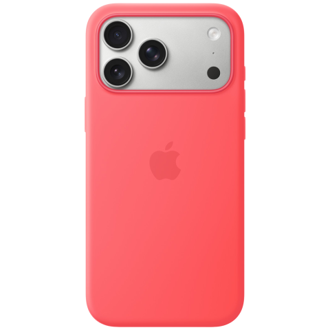 Apple Silicone Magsafe Cover Voor Apple Iphone 17 Pro Max Bright Guava