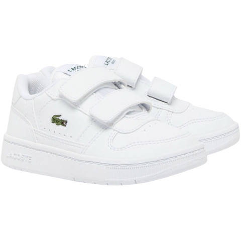 Boy's Lacoste Infants T-Clip Set Trainers in White