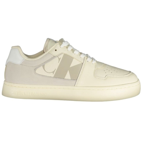 Calvin Klein Bianco Polyurethaan Heren Sneaker