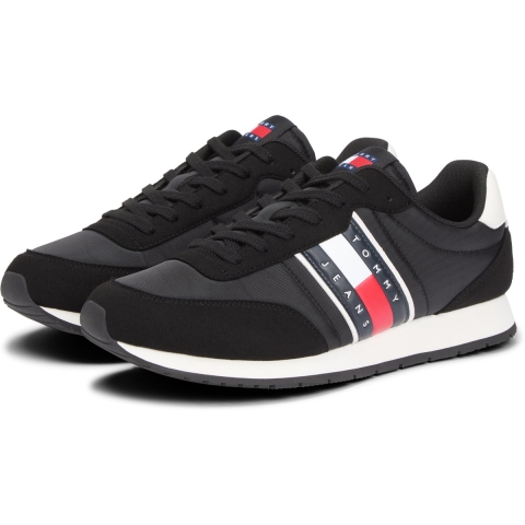 Tommy Hilfiger Zwarte Polyurethaan Heren Sneakers