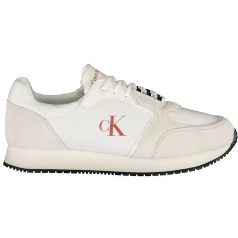 Calvin Klein Witte Polyurethaan Heren Sneaker