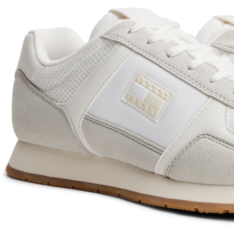 Tommy Hilfiger Bianco Polyurethaan Heren Sneakers