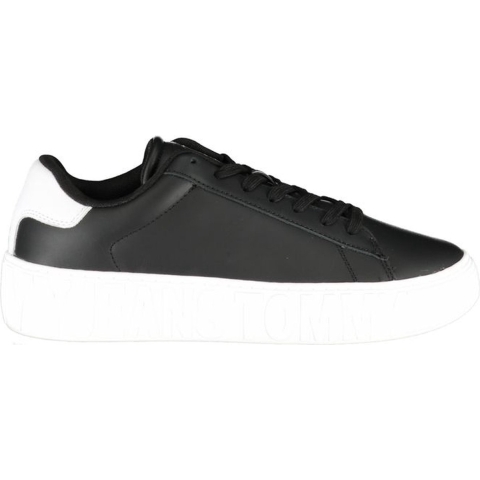 Tommy Hilfiger Zwarte Polyurethaan Heren Sneakers