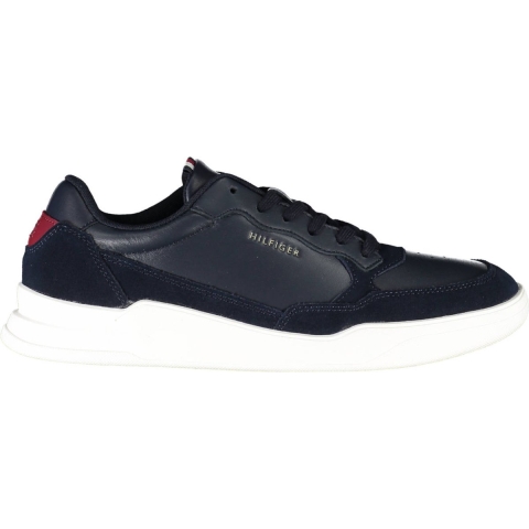 Tommy Hilfiger Blauw Leren Heren Sneakers