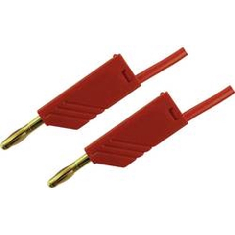 Hirschmann Test & Measurement MLN 200/2,5 RT Meetsnoer Banaanstekker 4 mm Banaanstekker 4 mm 2.00 m Rood 1 stuk(s)