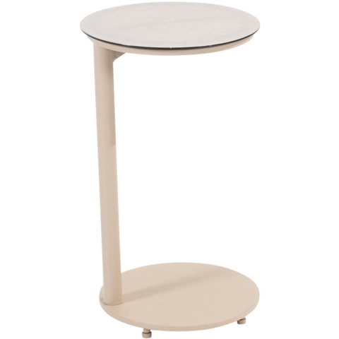 Vic bijzettafel latte printed keramiek dia. 30 cm Taste - Taste