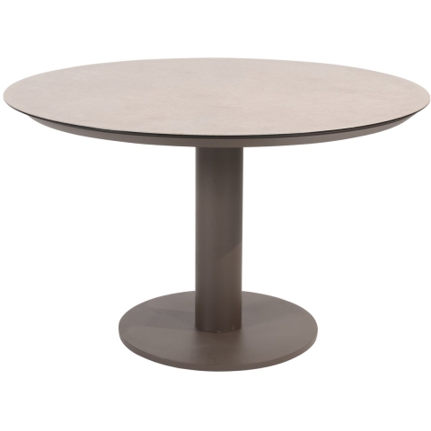 Sarah dining tafel terre printed keramiek rond dia. 120 cm Taste - Taste