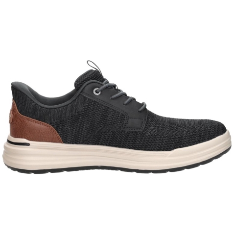 Skechers 211196 blk heren veterschoenen sportief