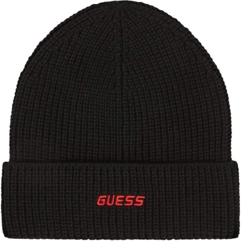 Rode baseballpet met logo voor heren van Guess