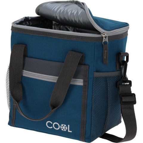 Koeltas 10L 21x21x26 cm Blauw/Grijs