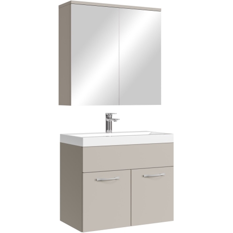 Badplaats Badkamermeubel set montreal 01 60 cm beige badmeubel met