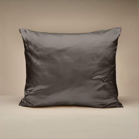 Zelesta Zelesta Beautybed Kussenslopen Anthracite - Satijnen Set van 2 | 60x70 cm