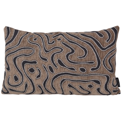 NOVÉE Chenille flow | 30 x 50 cm | kussenhoes | velvet/polyester