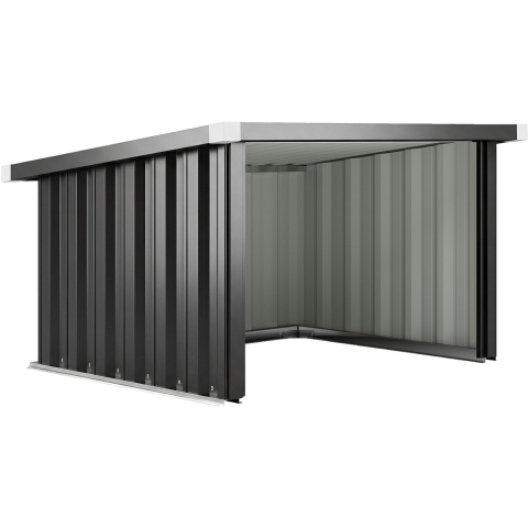 4goodz Garage voor robot grasmaaier robotmaaier garage 108x86x63 cm