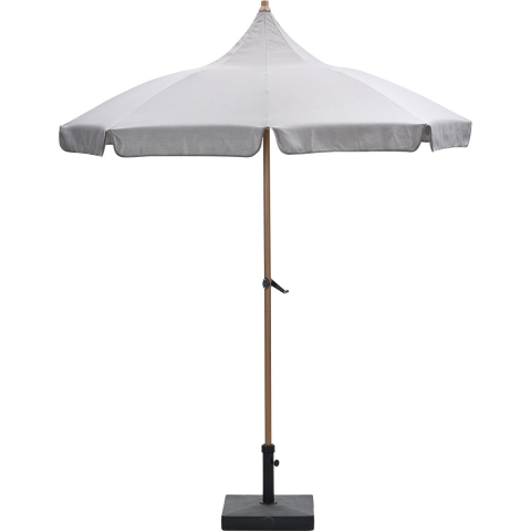 Garden Impressions Aloha stokparasol Ø200 cm light teak look taupe