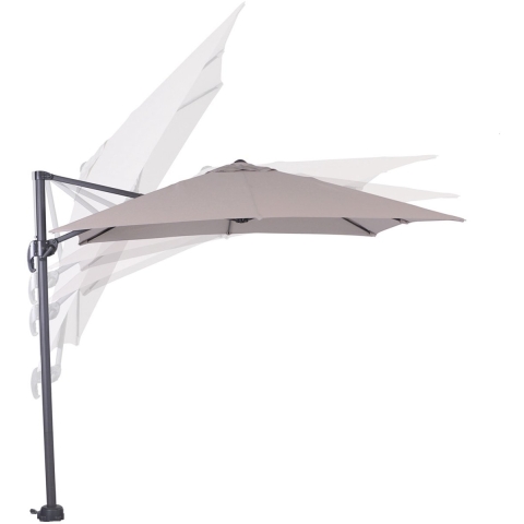 Garden Impressions Hawaii parasol s 250x250 cm carbon black -