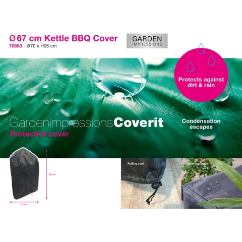 Garden Impressions Coverit kettle bbq hoes 67cm Ø70xh95 cm