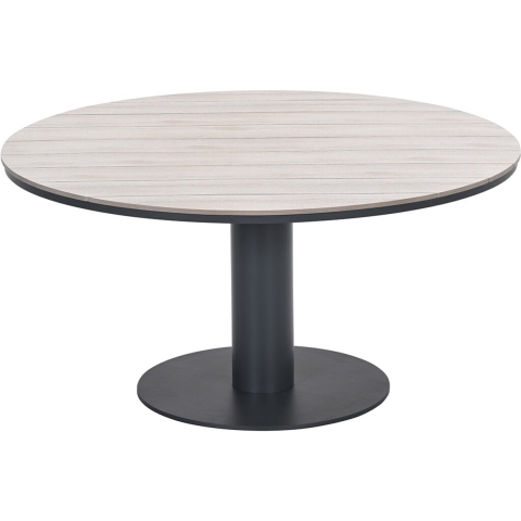 Garden Impressions Newton dining tuintafel rond Ø150 cm carbon black