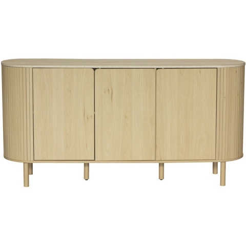 CaliCosy Dressoir met 3 deuren en travertijn-look blad, l 160 cm helios