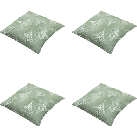 Madison sierkussen napels - 50x50x10cm set van 4
