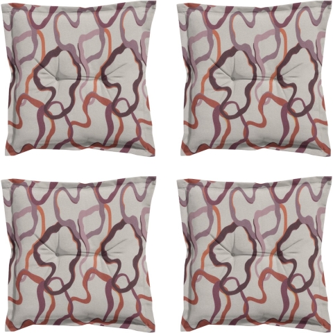 Madison zitkussen blaze - 50x50x7cm set van 4