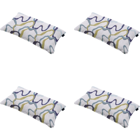 Madison sierkussen blaze - 30x50x10cm set van 4