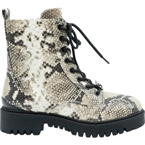 Guess dames enkellaarsjes van Anfibio met krokodillenprint
