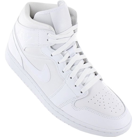 Nike Dames Air Jordan 1 Mid Witte Sneakers