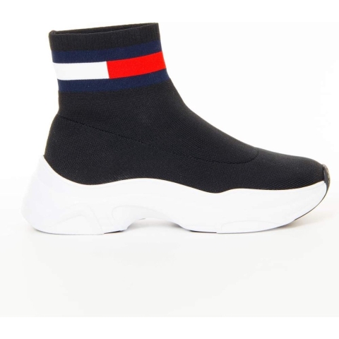 Tommy Jeans dames sneakers met kleurblokken