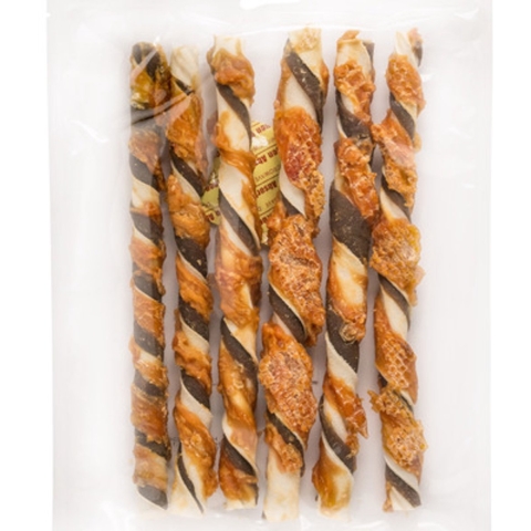 Landman Hondensnack Kip en Rundstaaf Groot 6 Stuks