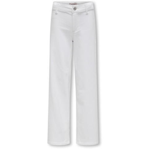 Kids Only Jeans - Breed - Noos - KogSylvie - White - Kids Only - 12 jaar (152) - Jeans
