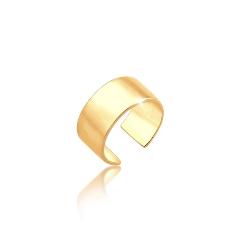 Elli - Oorklem - Enkele Oorklem Basis Trend Breed - 925 Sterling Zilver