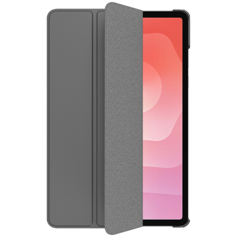 Just In Case Trifold Smart Book Case Tablet Cover Beschermhoes Grijs