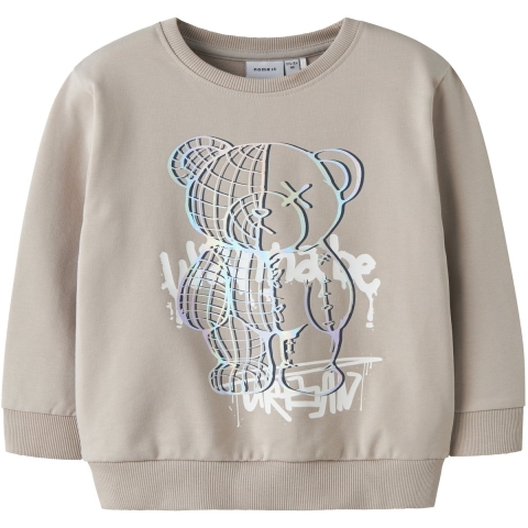 Name It Sweatshirt - NmmDonvu - Chateau Gray - Name It - 3 jaar (98) - Sweatshirt