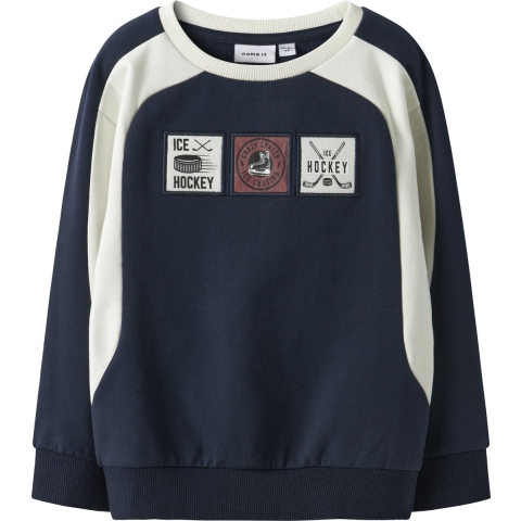 Name It Sweatshirt - NmmSylvester - Navy Blazer - Name It - 3 jaar (98) - Sweatshirt