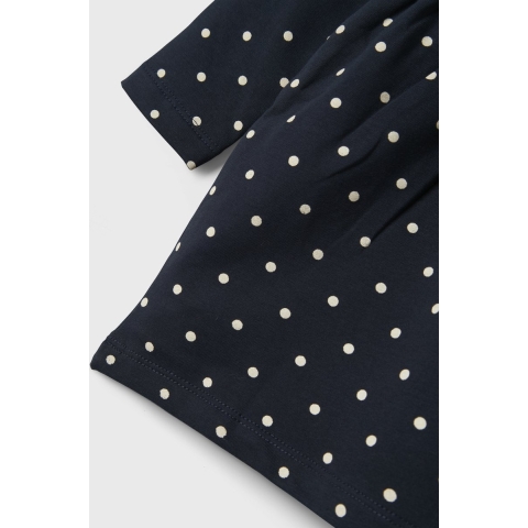 Name It Jurk - Noos - NmfDavina - Dark Sapphire/w. Bright White - Name It - 4 jaar (104) - Jurk