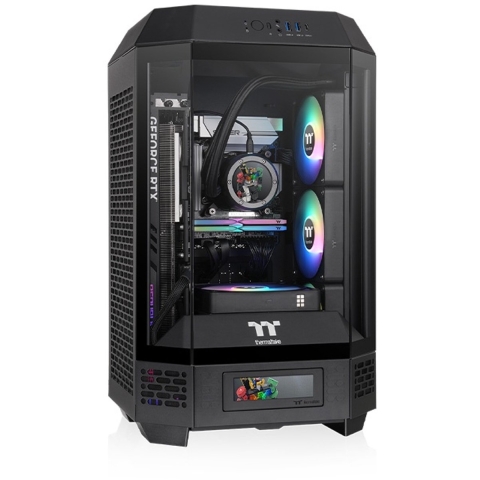 Thermaltake The Tower 250 Black Midi-tower Gaming-behuizing Zwart