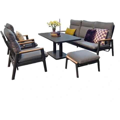 Beauval Sofa Loungeset Antraciet Trestino - Trestino