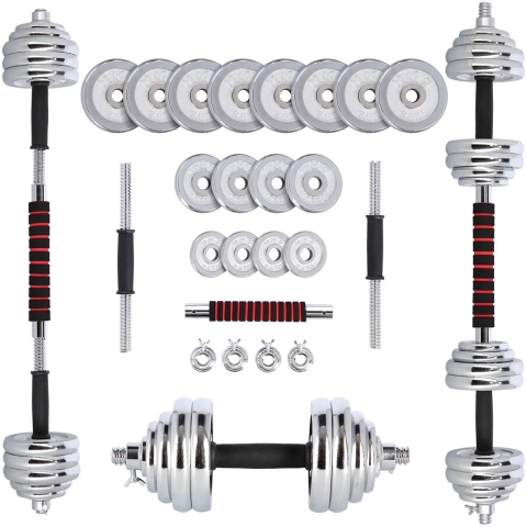 HMS Verstelbare Halter en Dumbbell Set met Opbergkoffer - 30 kg
