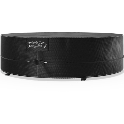 Zonne-eilandzeil antraciet Ø236x67cm 9100mm waterkolom