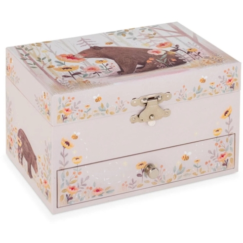 Petit Monkey Muziekdoos Bear - Swan Lake - Petit Monkey - OneSize - Muziekdoos